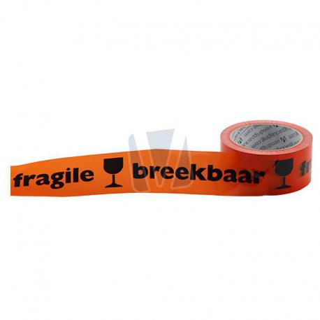 Waarschuwingstape breekbaar / fragile (per rol) gebruik: Waarschuwingstape breekbaar / fragile (per rol)