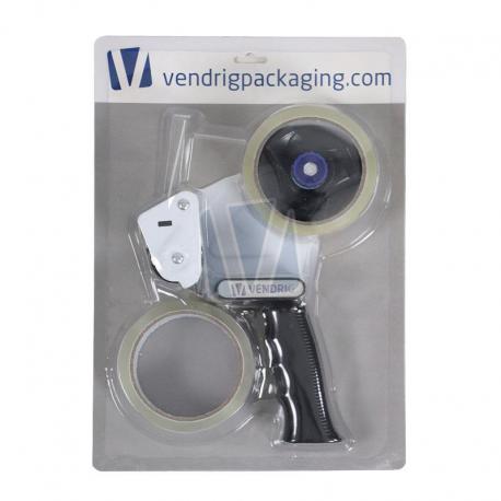 Verpakkingstape (2 rollen) + afroller gebruik: Verpakkingstape (2 rollen) + afroller