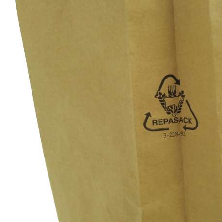 Papieren zak met zijvouw (per 100 stuks) gebruik: Papieren zak met zijvouw (per 100 stuks)