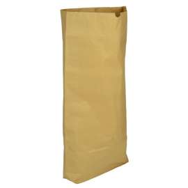 Vlakke papieren zak met blokbodem (per pallet)