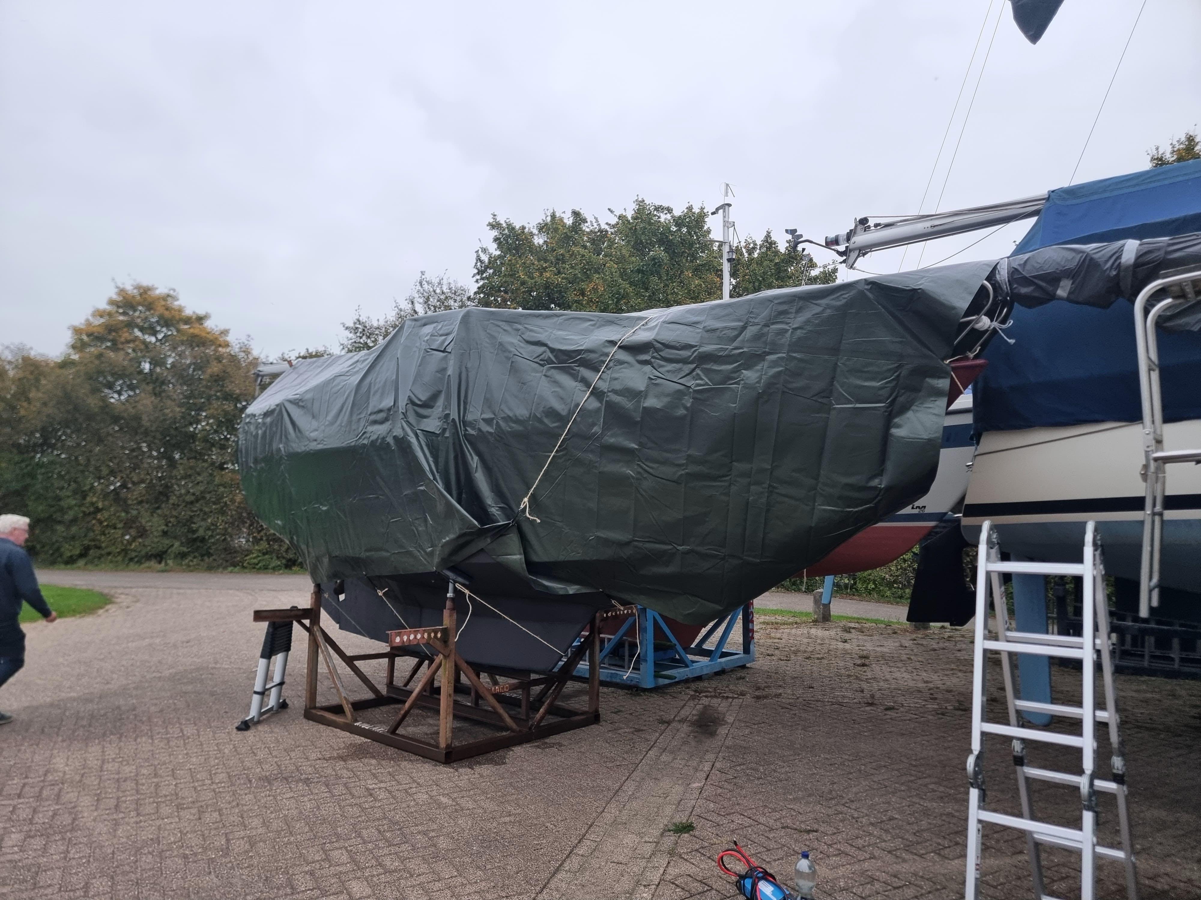 Afdekzeil groen zwaar (250gr/m²) gebruik: Afdekzeil groen zwaar (250gr/m²)