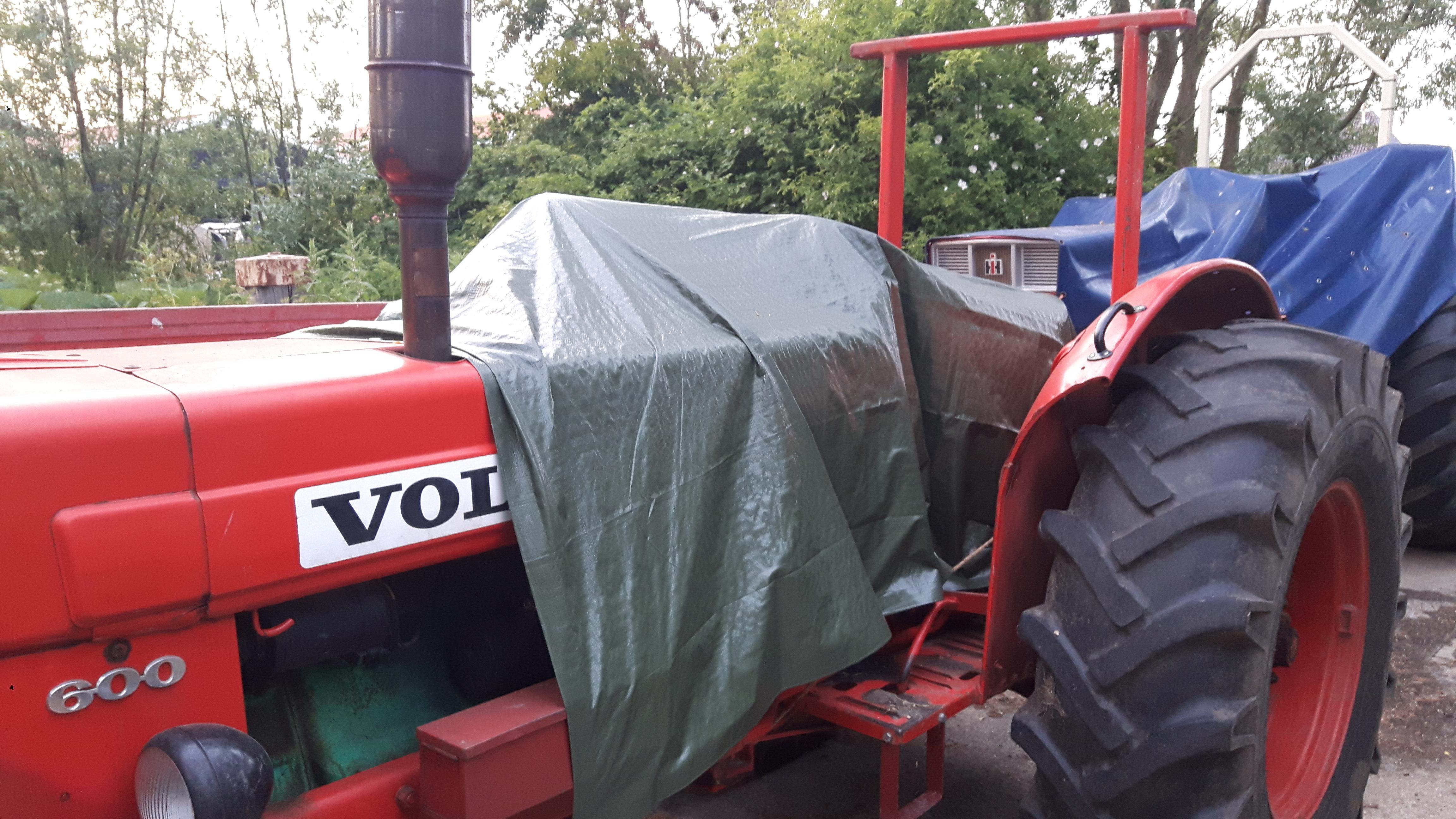 Afdekzeil groen standaard (150gr/m²) gebruik: Afdekken tractor